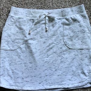 Women Dakini French terry drawstring skirt